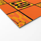 Leo Checkered Print Welcome Mat Gallery Image 2