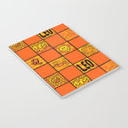 Leo Checkered Print Notebook Gallery Image 3
