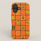 Leo Checkered Print iPhone Case Gallery Image 1