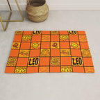 Leo Checkered Print Rug Gallery Image 1