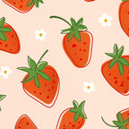 Red Strawberries Pattern Coffee Mug Gallery Image 2