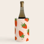 Red Strawberries Pattern Wine Chiller Gallery Image 2