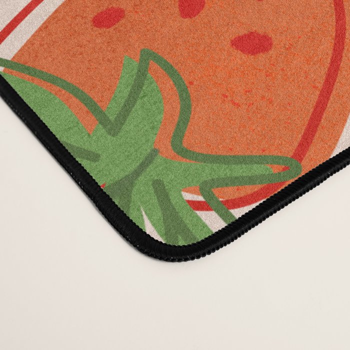 Red Strawberries Pattern Desk Mat Gallery Image 4