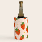Red Strawberries Pattern Wine Chiller Gallery Image 1