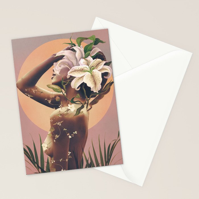 Floral beauty 3 Stationery Card Gallery Image 2
