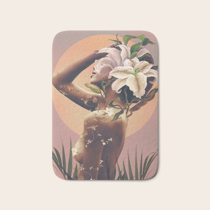 Floral beauty 3 Bath Mat Gallery Image 1