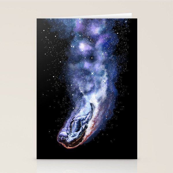 Fallstronaut Stationery Card