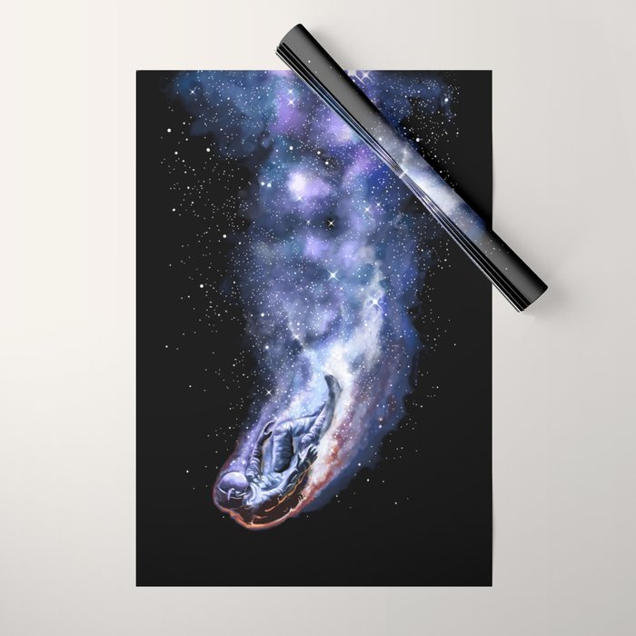 Fallstronaut Wrapping Paper Gallery Image 1