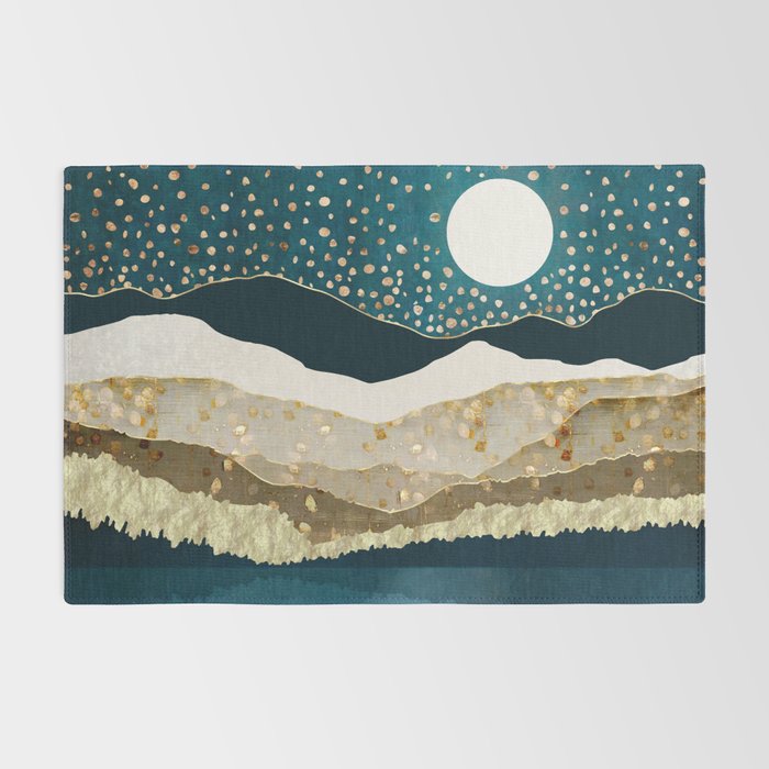 Starlit Mountain Lake Rug Gallery Image 2