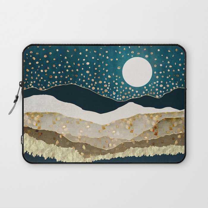Starlit Mountain Lake Laptop Sleeve Gallery Image 1