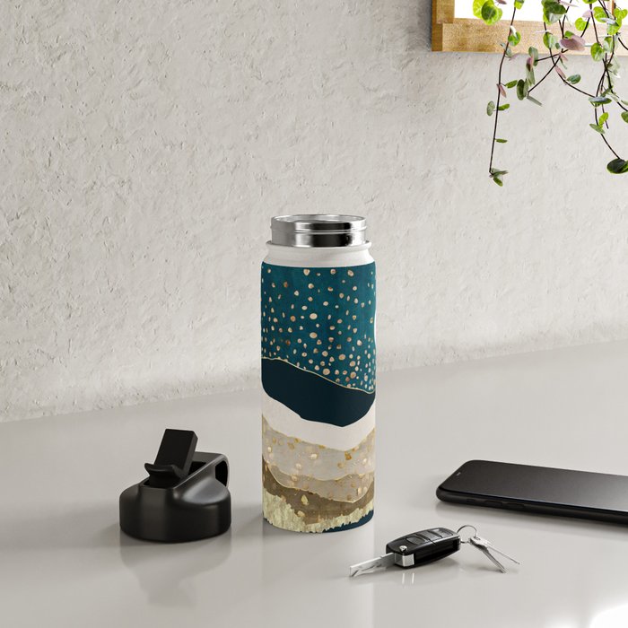 Starlit Mountain Lake Water Bottle Gallery Image 4