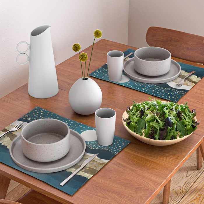 Starlit Mountain Lake Placemat Gallery Image 2