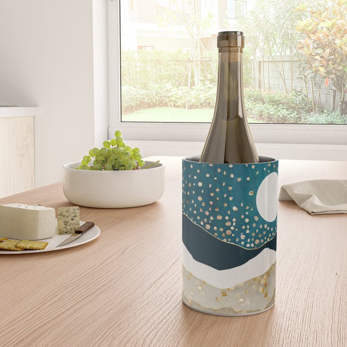 Starlit Mountain Lake Wine Chiller Gallery Image 4