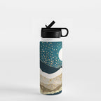 Starlit Mountain Lake Water Bottle Gallery Image 1