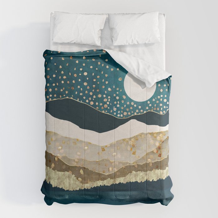 Starlit Mountain Lake Comforter Gallery Image 6