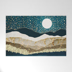 Starlit Mountain Lake Welcome Mat Gallery Image 1