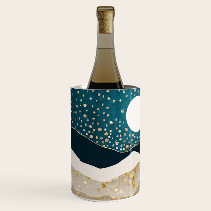 Starlit Mountain Lake Wine Chiller Gallery Image 1