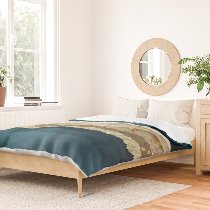 Starlit Mountain Lake Duvet Cover Gallery Image 2