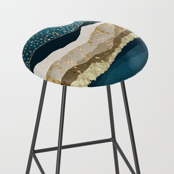 Starlit Mountain Lake Stool Gallery Image 2