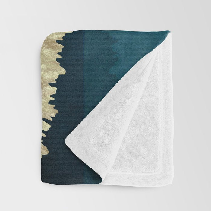Starlit Mountain Lake Throw Blanket Gallery Image 3