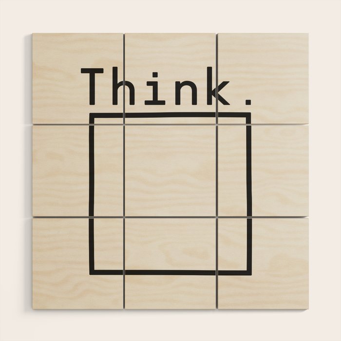 Outside the Box Wood Wall Art Gallery Image 1