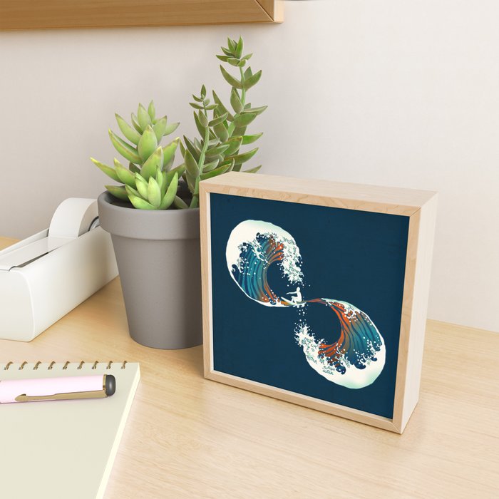 The Wave is forever Mini Art Print Gallery Image 2