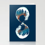 The Wave is forever Stationery Card Gallery Image 2