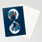 The Wave is forever Stationery Card Gallery Image 2