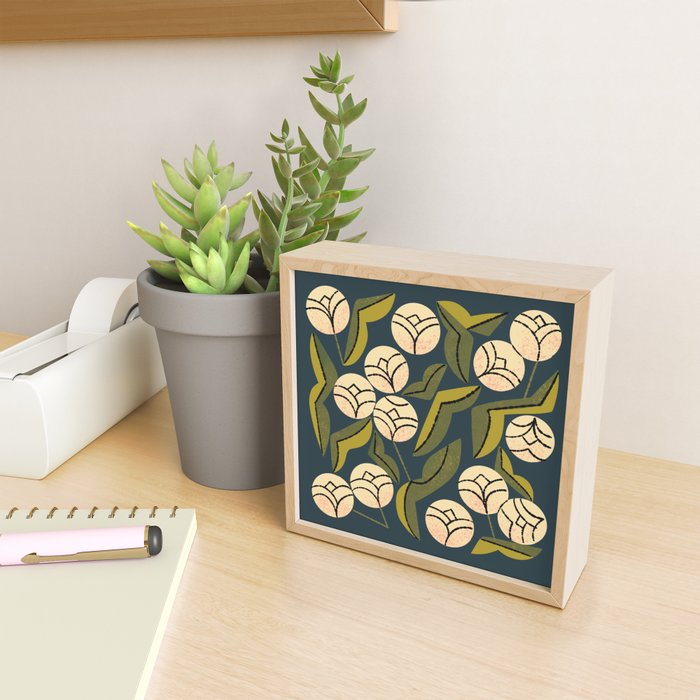 Ivory Blooms Mini Art Print Gallery Image 2