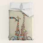 giraffe days lets tandem Duvet Cover Gallery Image 6