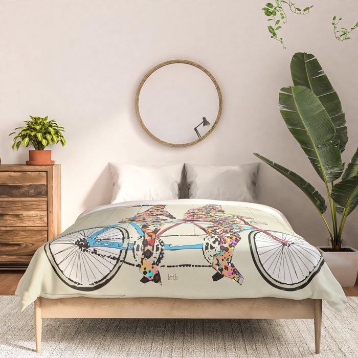 giraffe days lets tandem Comforter Gallery Image 3