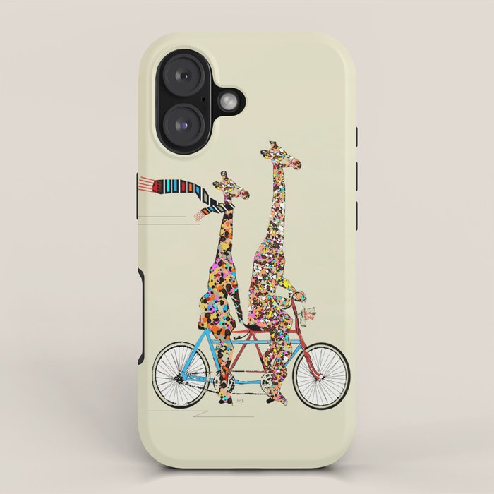giraffe days lets tandem iPhone Case Gallery Image 1