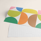 Mid Century Modern Shapes - Multi Color Wrapping Paper Gallery Image 2