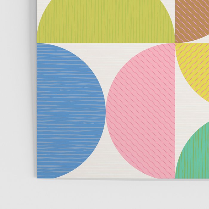 Mid Century Modern Shapes - Multi Color Poster Gallery Image 3