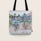 Evergreens in the Hills Tote Bag Gallery Image 1