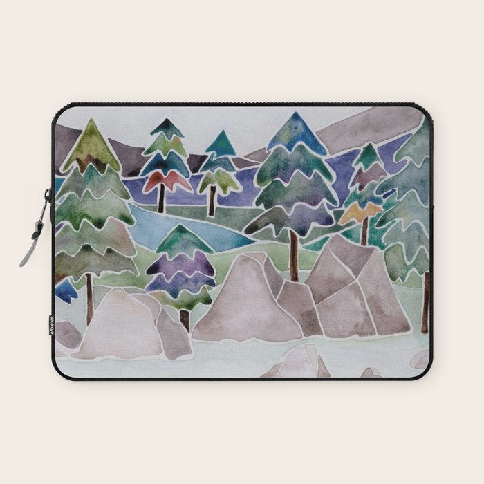 Evergreens in the Hills Laptop Sleeve Gallery Image 1