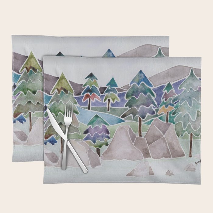 Evergreens in the Hills Placemat Gallery Image 1