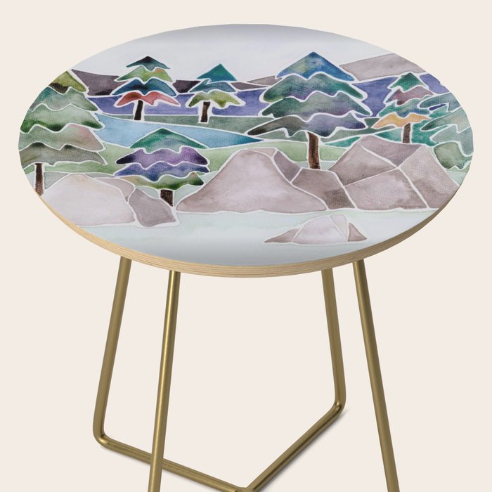 Evergreens in the Hills Side Table Gallery Image 2