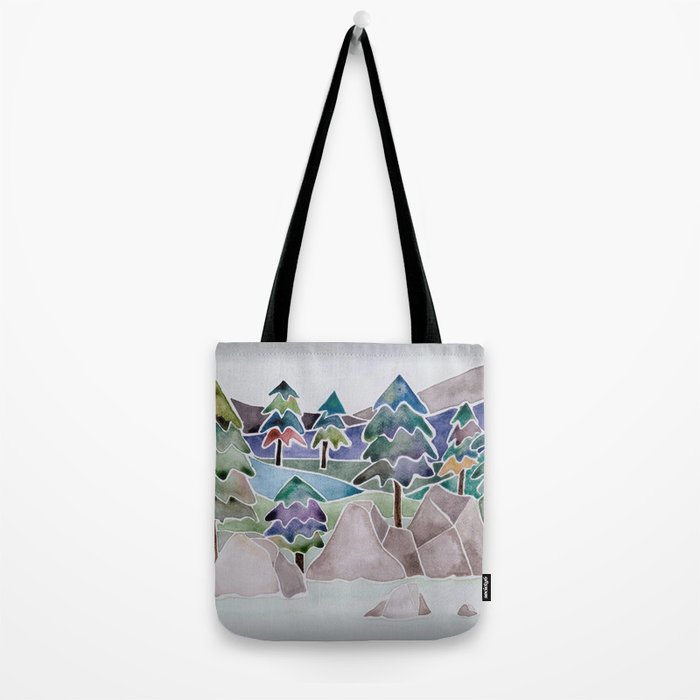 Evergreens in the Hills Tote Bag Gallery Image 2