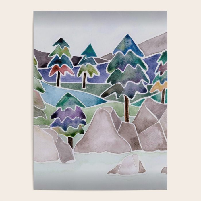 Evergreens in the Hills Poster Gallery Image 4