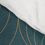 Copper Art Deco on Emerald Comforter Gallery Image 4