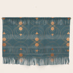 Copper Art Deco on Emerald Wall Hanging Gallery Image 1