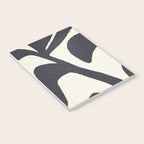 Abstract botanical - black  Notebook Gallery Image 3