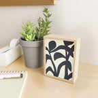 Abstract botanical - black  Mini Art Print Gallery Image 2