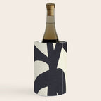 Abstract botanical - black  Wine Chiller Gallery Image 3