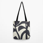 Abstract botanical - black  Tote Bag Gallery Image 2