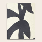 Abstract botanical - black  Notebook Gallery Image 4