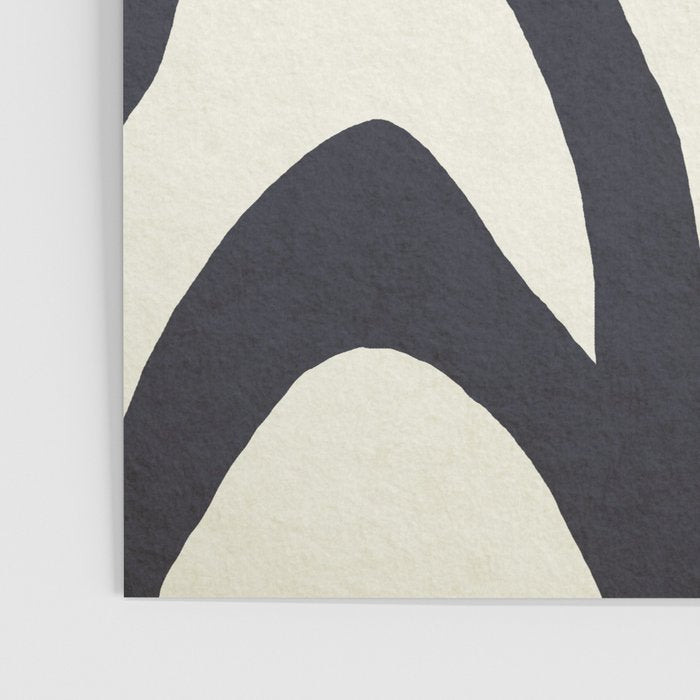 Abstract botanical - black  Poster Gallery Image 3