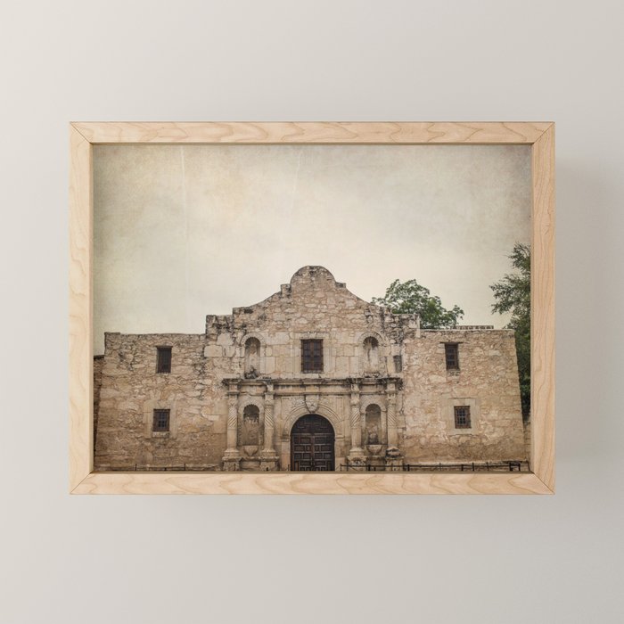 The Alamo Mini Art Print Gallery Image 1