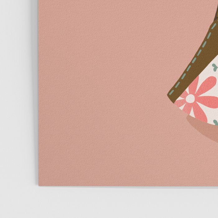 Disco Platforms - Blush & White Poster Gallery Image 3